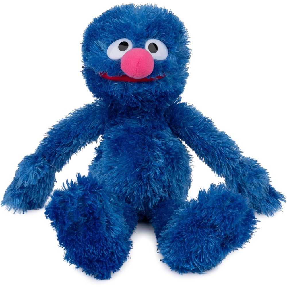 GUND Sesame Street Official Oscar the Grouch Muppet Plush, Premium Plush Toy for Ages 1 & Up, Green/Silver, 10(Official Grover 14.5″)