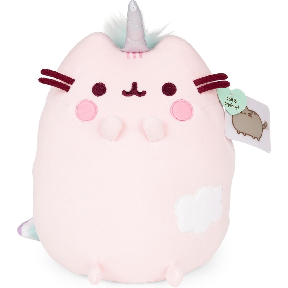 GUND Pusheen Dreamy Pusheenicorn Extra Soft Squisheen Cat Stuffed Animal Plush, Pink, 9.5(Dreamy Pusheenicorn 9.5″)