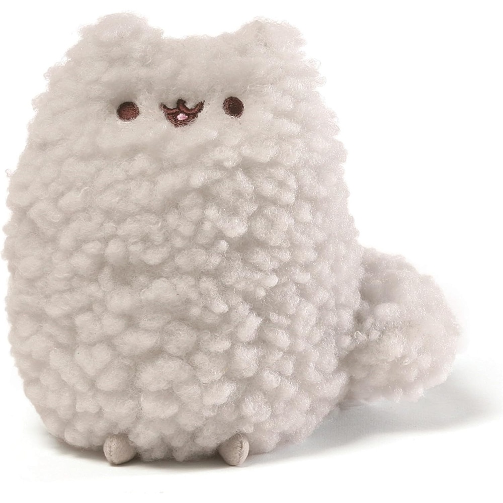 GUND Pusheen Stormy Fluffy Plush Stuffed Animal Cat, Gray, 6.5″
