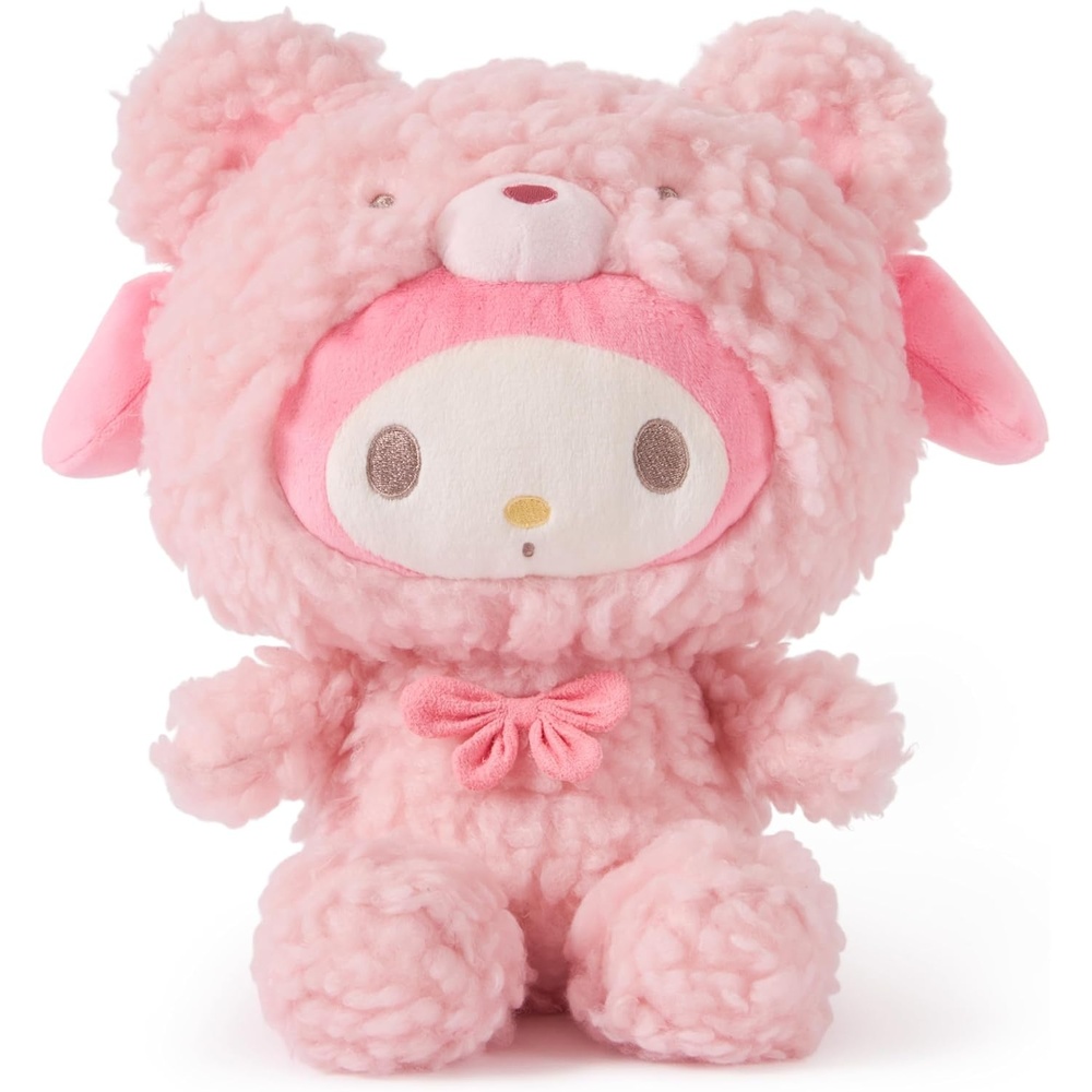 GUND Sanrio Official Hello Kitty and Friends My Melody Café Latte Teddy Bear Plush, Collectible Plush Toy, Stuffed Animal for Ages 1 and Up, Pink, 10