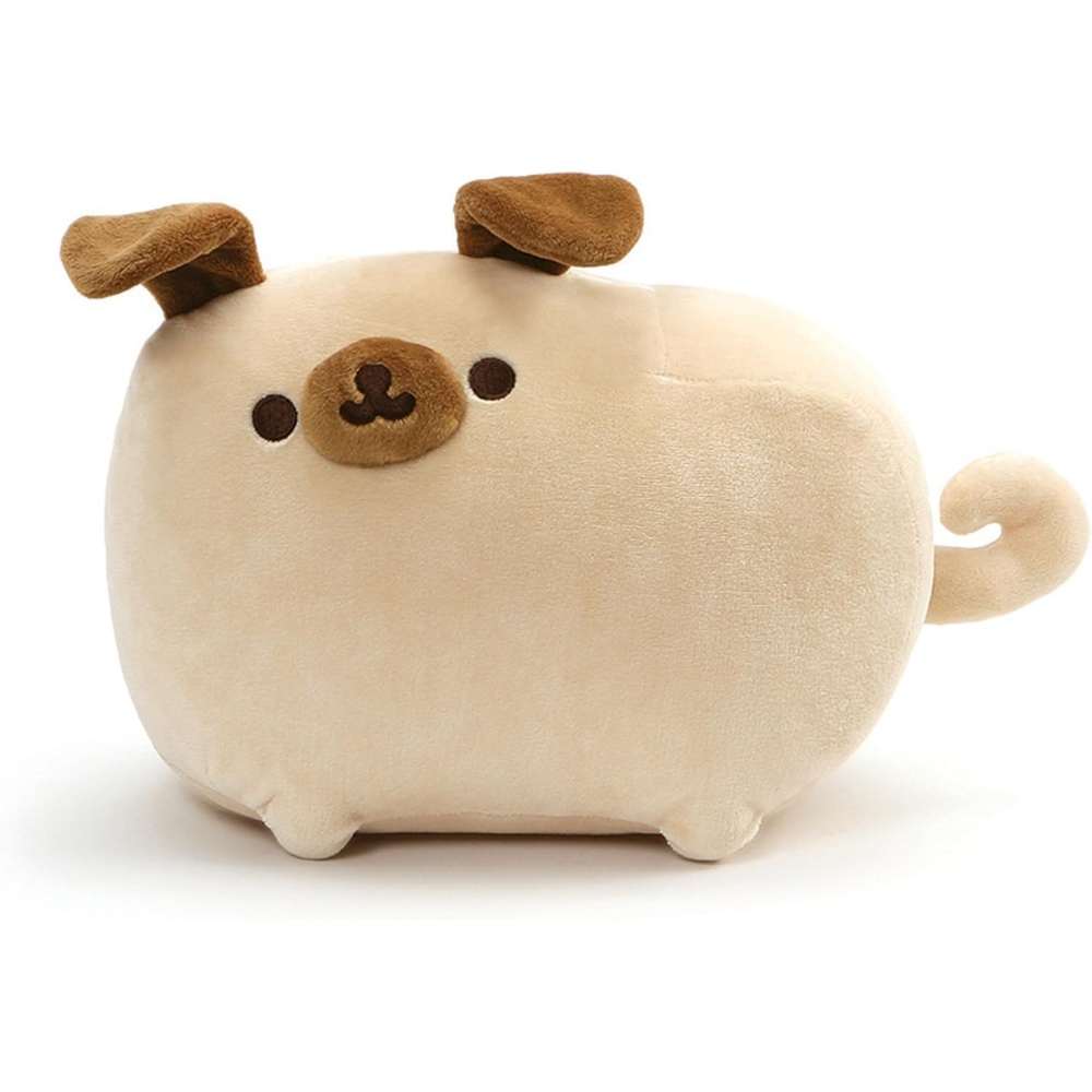 GUND Pusheen Pugsheen Stuffed Plush Dog with Poseable Ears, Tan, 9.5″(Multicolor)