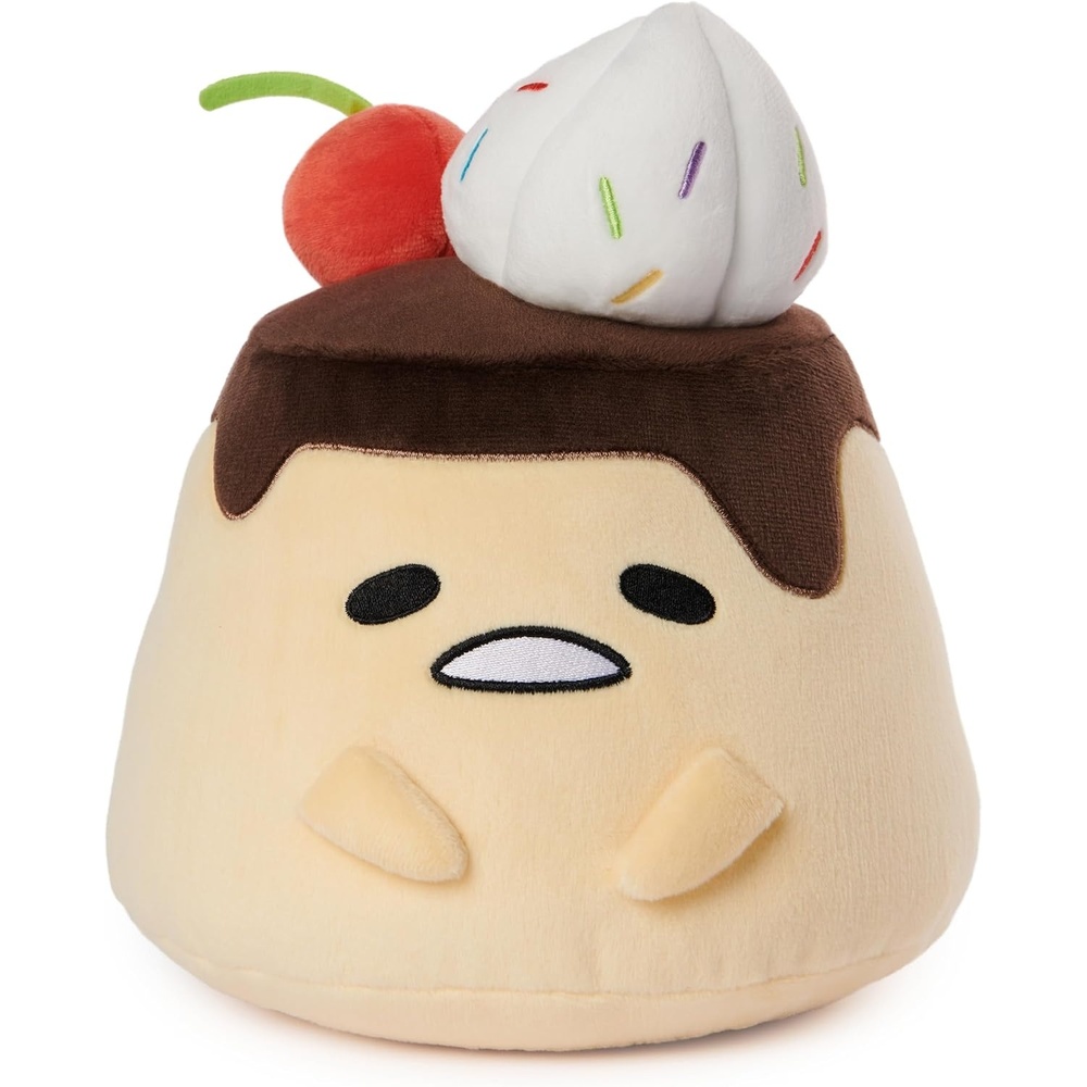 GUND Sanrio Gudetama The Lazy Egg Stuffed Animal, Flan Gudetama Plush Toy for Ages 1 and Up, 9(Multi Color)