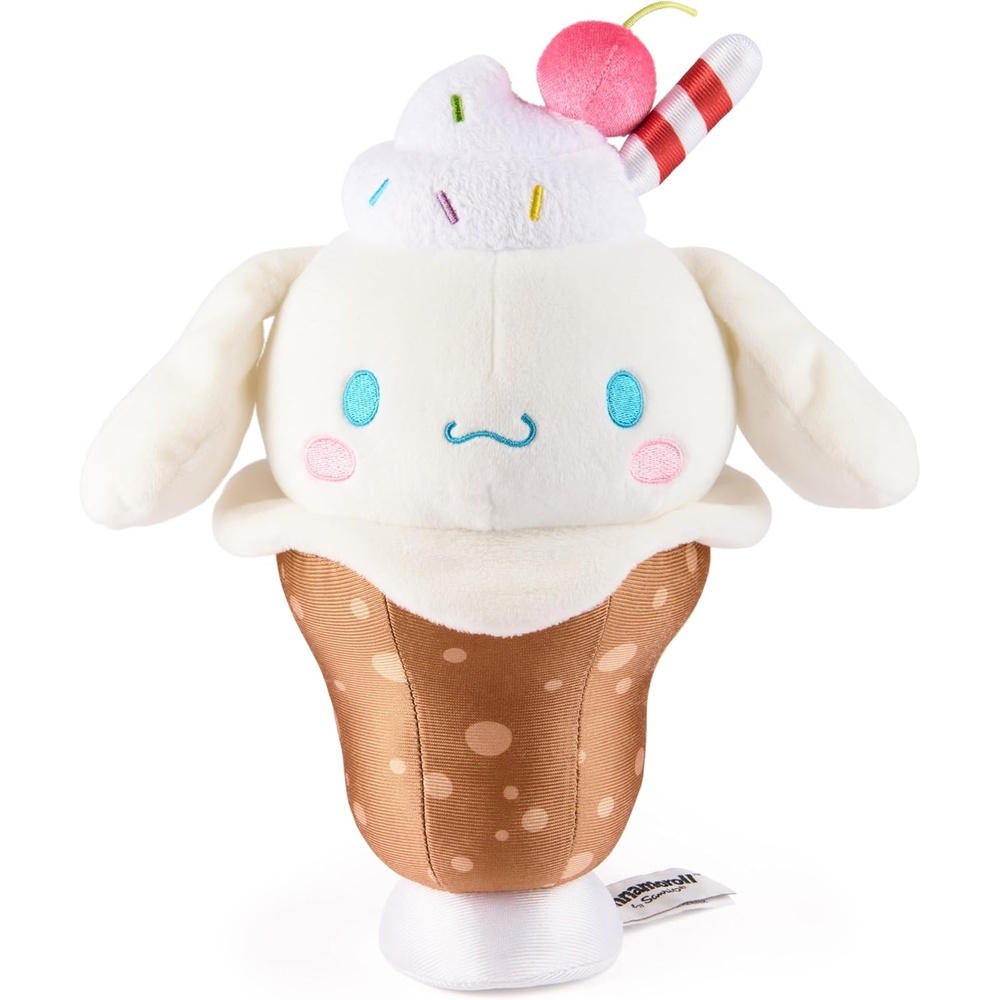 GUND Sanrio Hello Kitty and Friends My Melody Ice Cream Plush, Stuffed Animal for Ages 1 and Up, Pink/White, 6(Cinnamoroll Root Beer Float)