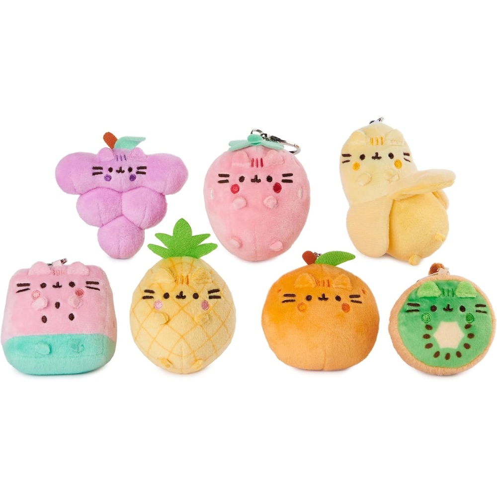 GUND Pusheen Fruit Surprise Plush Series #21 Mystery Unboxing, Multicolor, 3 (UNbox 1 of 8 Mystery Styles)(1)