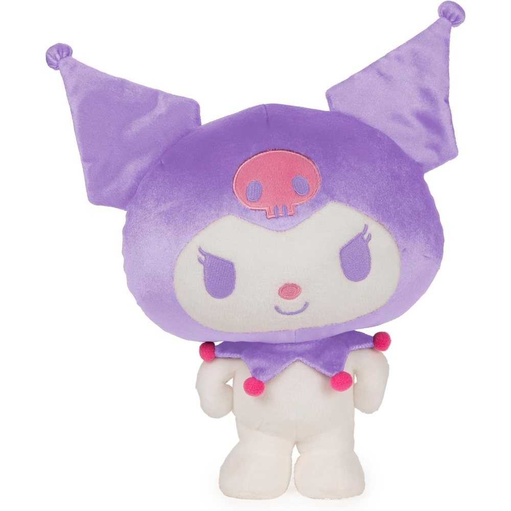 GUND Sanrio Hello Kitty Kuromi Plush, Premium Stuffed Animal for Ages 1 and Up, 9.5, Purple/White(Hello Kitty Kuromi 9.5″)