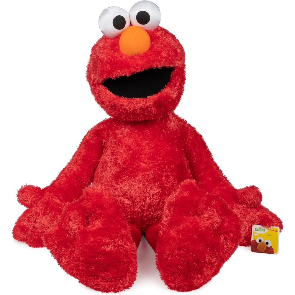 GUND Sesame Street Official Jumbo Size Elmo Muppet Plush, Premium Plush Toy for Ages 1 & Up, Red, 41