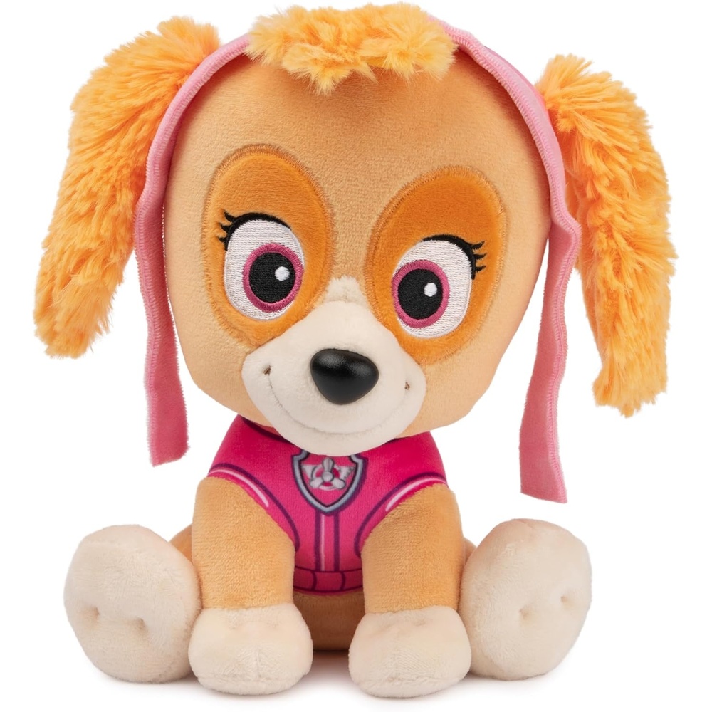 GUND PAW Patrol Rubble in Signature Construction Uniform for Ages 1 and Up, 9″ (Styles May Vary)(Skye)