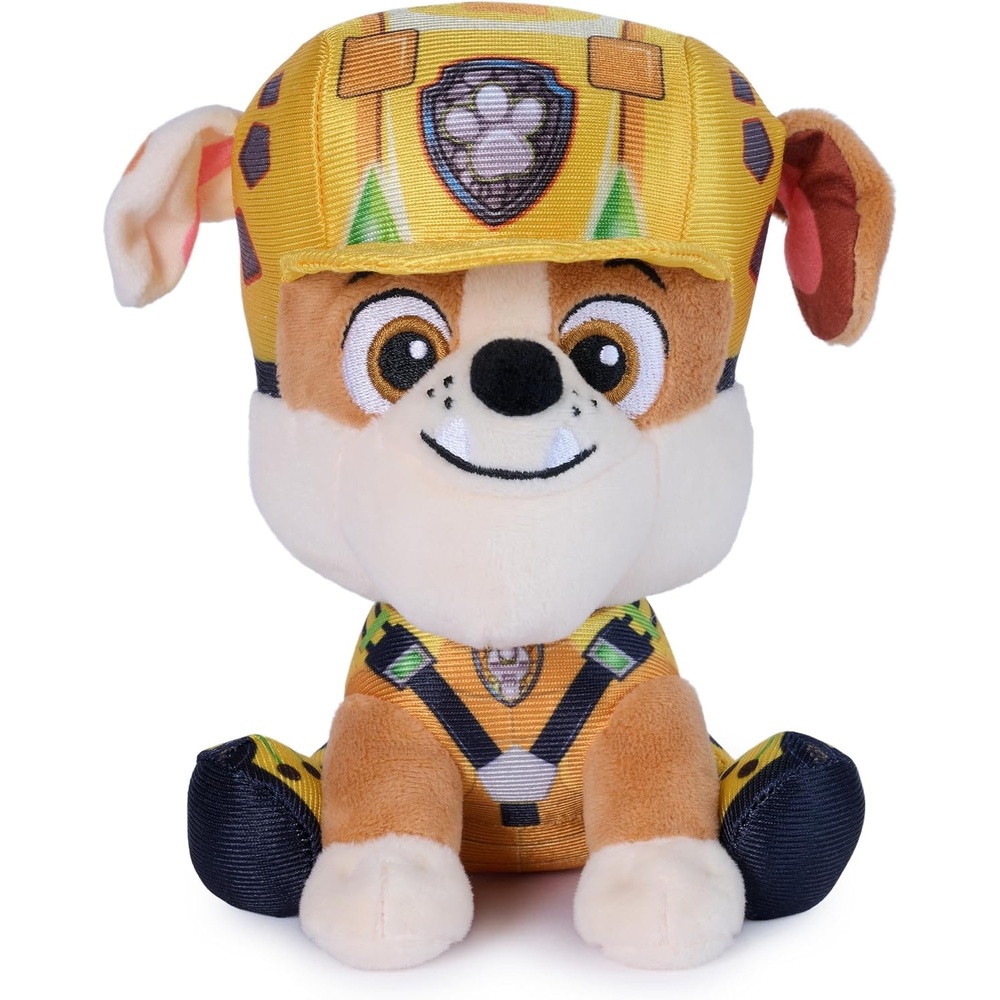 Paw Patrol GUND The Dino Movie Rex Stuffed Animal, Officially Licensed Plush Toy, Movie Merch, Ages 1 and Up, 6(Paw Patrol Rubble)