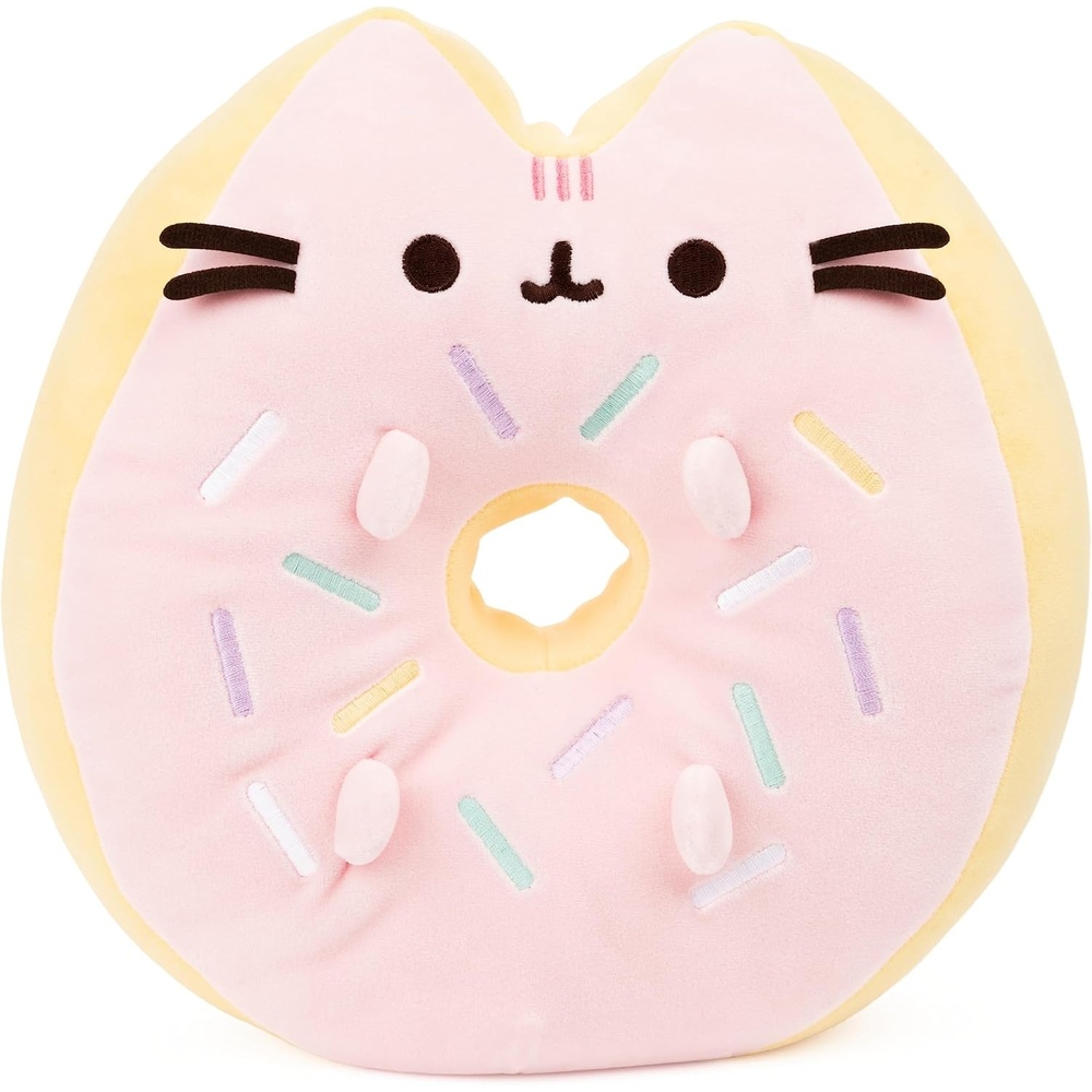 GUND Sprinkle Donut Pusheen Squishy Plush Stuffed Animal Cat, Pink and Mint, 12
