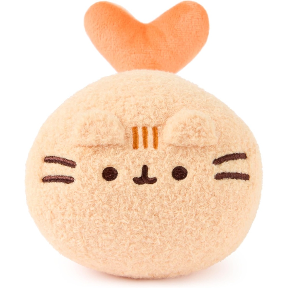 GUND Pusheen Bento Shrimp Tempura Plush, Squishy Toy, Collectible Plush Toy, Food Plushies, Stuffed Animal for Ages 8 and Up, Orange, 6
