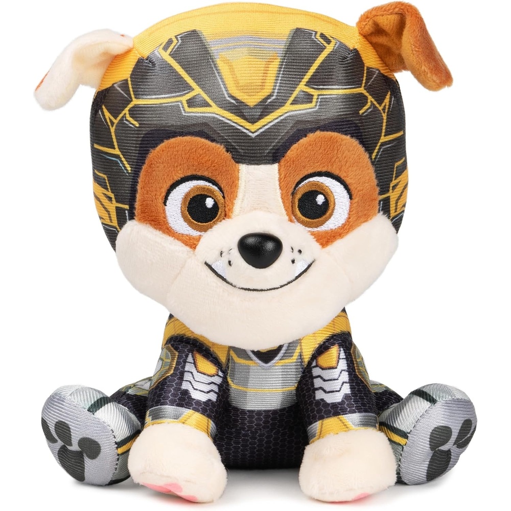 GUND PAW Patrol: The Mighty Movie Rubble Stuffed Animal, Officially Licensed Plush Toy for Ages 1 and Up, 6