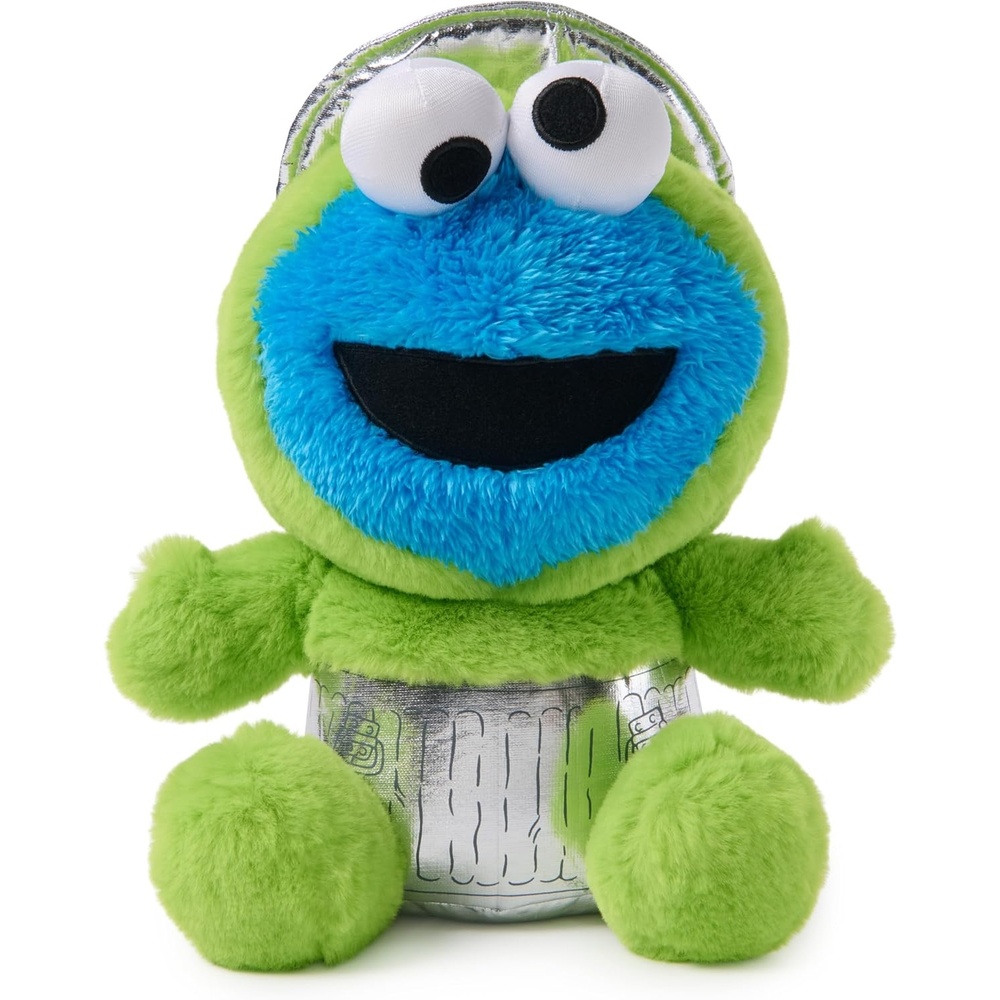 GUND Sesame Street Cookie Monster x Oscar the Grouch Buddy-Up Plush Stuffed | Includes One Soft and Huggable Stuffed Animal Plush Toy, Inspires Pretend Play, Dress Up Play, Cuddling, and Nurturing Skills