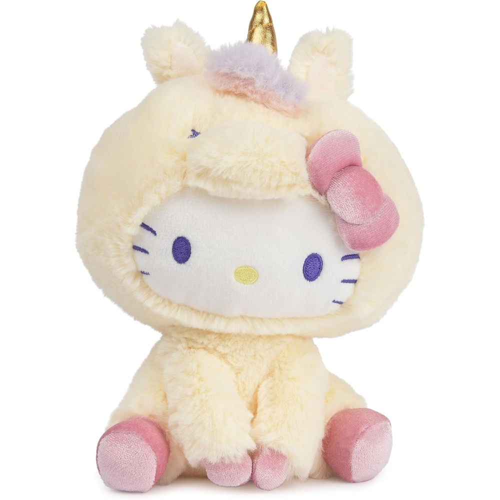 GUND Sanrio Tuxedo Sam Plush, Penguin Stuffed Animal for Ages 1 and Up, Blue, 6(Sanrio Hello Kitty Unicorn 6″)
