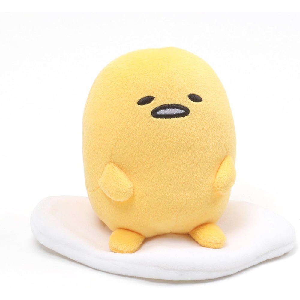 GUND Sanrio Gudetama the Lazy Egg Plush, Gudetama Sitting Pose, Stuffed Animal for Ages 1 and Up, 4.25(4.25 in)
