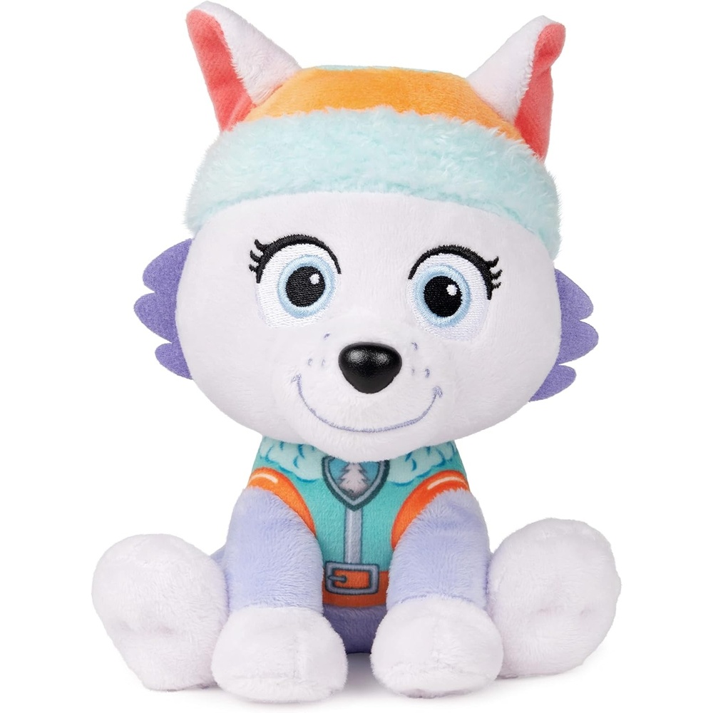 GUND Official PAW Patrol Rubble in Signature Construction Uniform Plush Toy, Stuffed Animal for Ages 1 and Up, 6″ (Styles May Vary)(Everest)