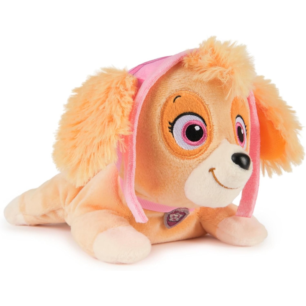 Paw Patrol GUND Skye Plush, Bean Bag Kids Toys, Lounging Skye Plush Toy, Weighted Stuffed Animal, Sensory Toy for Ages 1 and Up, 8