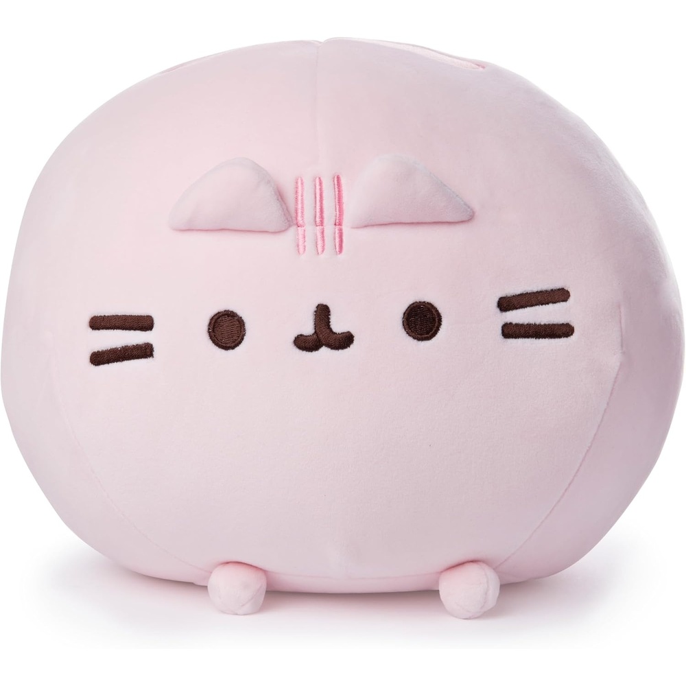 GUND Pusheen Rainbow Round Pusheen Squisheen Plush, Squishy Stuffed Animal for Ages 8 and Up, Rainbow, 11(Pink)