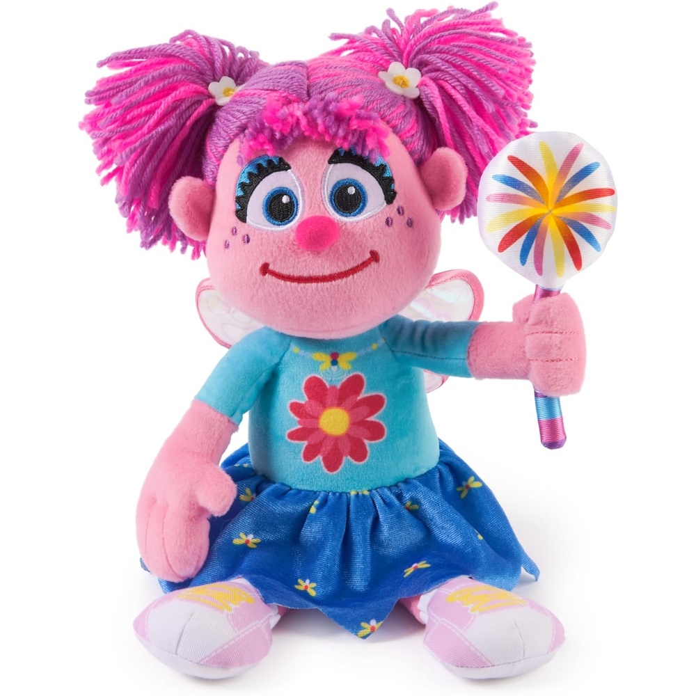 GUND Sesame Street Abby Cadabby Plush with LED Wand, Toddler Doll with Nightlight, Sensory Toy, Sesame Street Stuffed Animal for Ages 1 and Up, 13