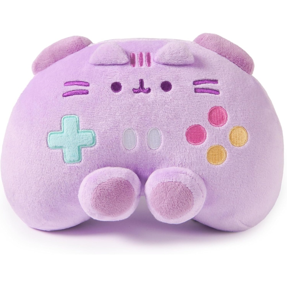 GUND Pusheen Gamer Plush, Squishy Toy, Collectible Plush Toy, Gaming Decor, Stuffed Animal for Ages 8 and Up, Gray, 9.5(Pusheen Gamer Controller)