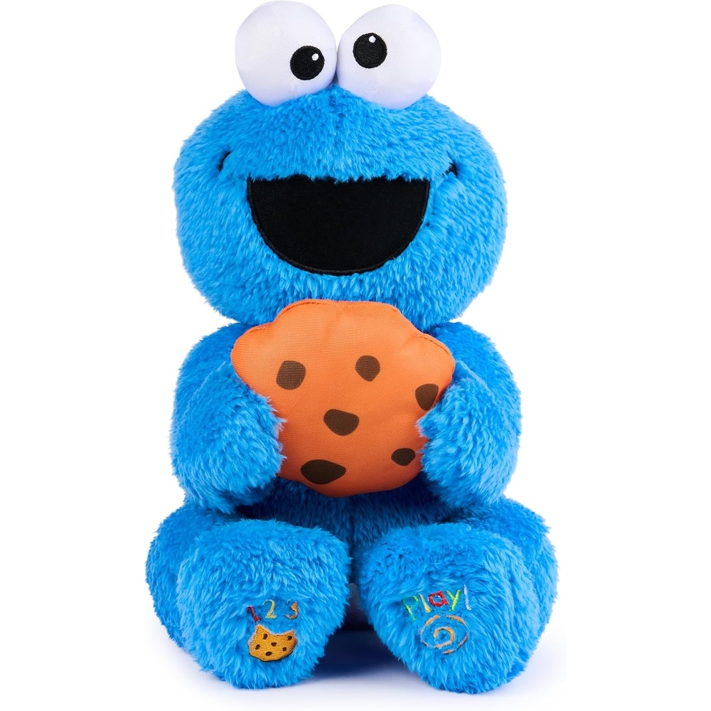 GUND Sesame Street Official Peek-a-Boo Cookie Monster Plush, Stuffed Animal Sensory Toy for Babies and Toddlers, Ages 1 and Up, Blue, 11(Cookie Monster Animated Peek-a-boo)