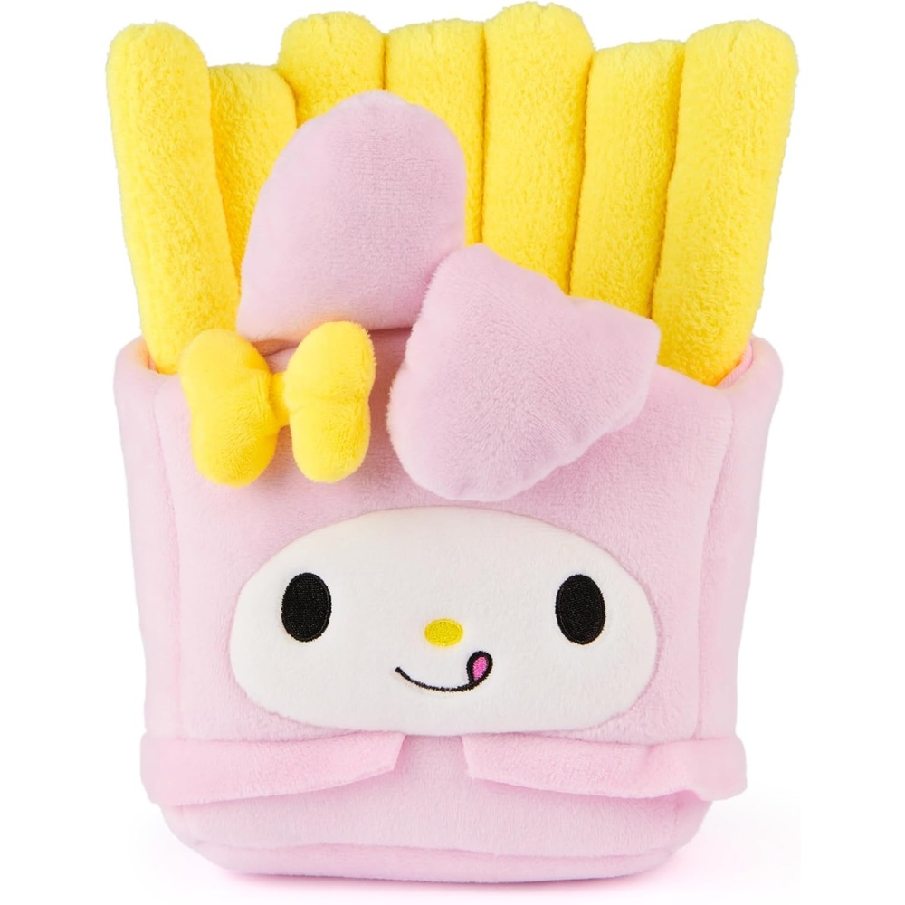 GUND Sanrio Hello Kitty and Friends My Melody Ice Cream Plush, Stuffed Animal for Ages 1 and Up, Pink/White, 6(My Melody French Fries)