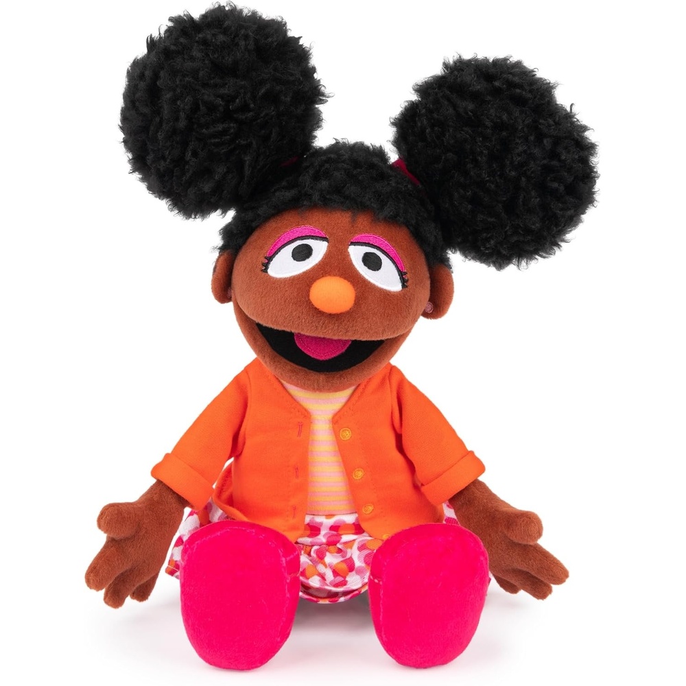 GUND Sesame Street Official Gabrielle Plush, Premium Plush Doll for Ages 1 & Up, 13(Colorful Pink/Orange Gabrielle)