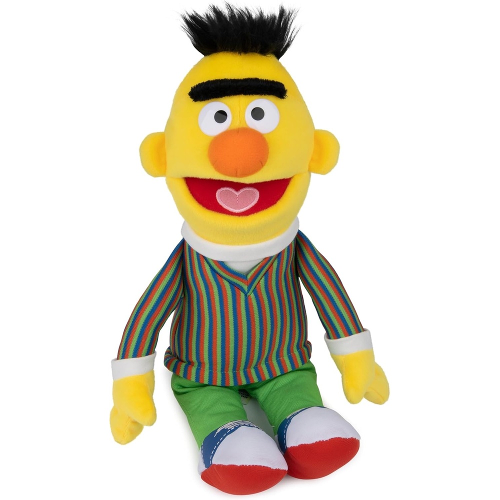GUND Sesame Street Official Oscar the Grouch Muppet Plush, Premium Plush Toy for Ages 1 & Up, Green/Silver, 10(Official Bert 14″)