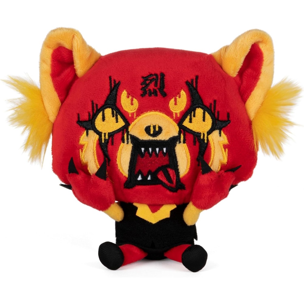 GUND Sanrio Aggretsuko Red Rage Plush Stuffed Animal Red Panda Netflix Original, 7″