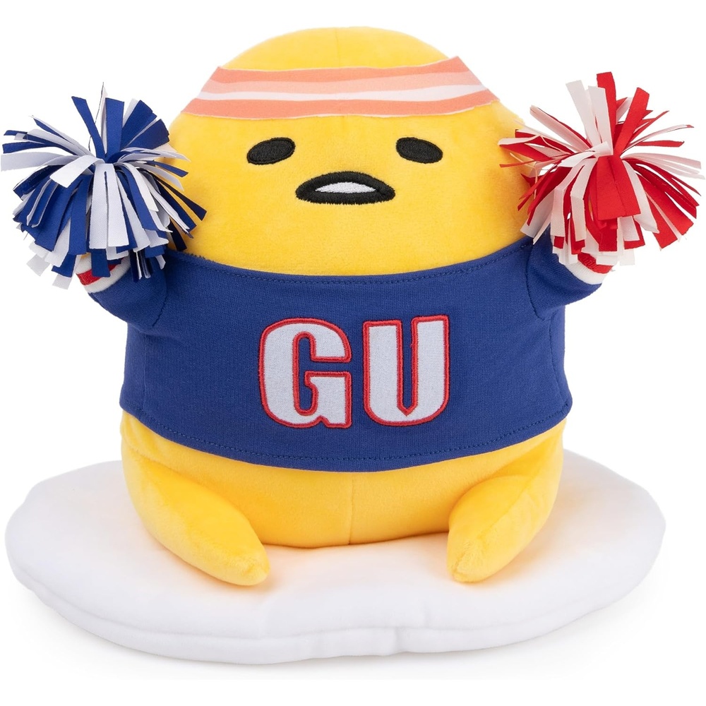 GUND Sanrio Gudetama The Lazy Egg Stuffed Animal, Flan Gudetama Plush Toy for Ages 1 and Up, 9(Sporty Gudetama 9″)