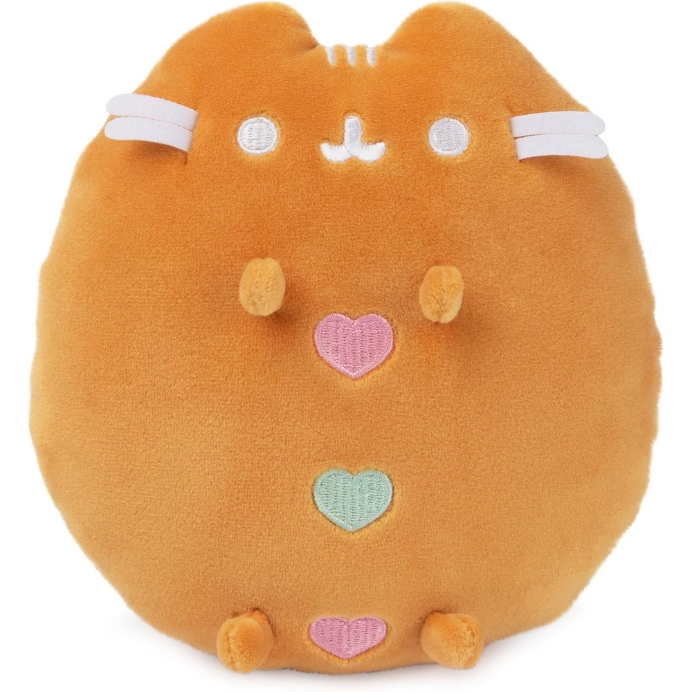 GUND Pusheen Gingerbread Squisheen, Stuffed Animal for Ages 8 and Up, Brown/White, 6(Gingerbread 6″)