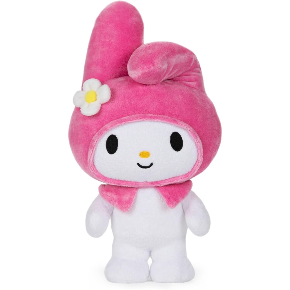 GUND Sanrio Hello Kitty Kuromi Plush, Premium Stuffed Animal for Ages 1 and Up, 9.5, Purple/White(Hello Kitty My Melody 9.5″)