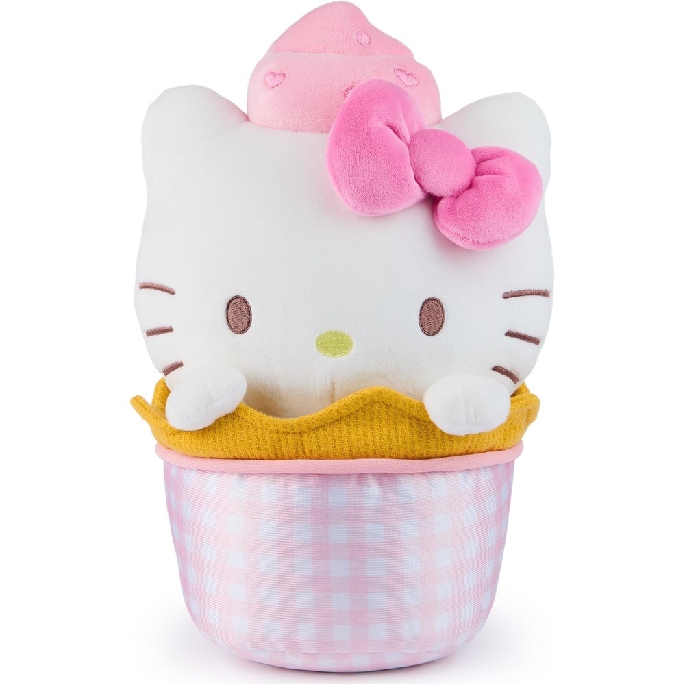 GUND Sanrio Hello Kitty and Friends My Melody Ice Cream Plush, Stuffed Animal for Ages 1 and Up, Pink/White, 6(Hello Kitty Ice Cream)