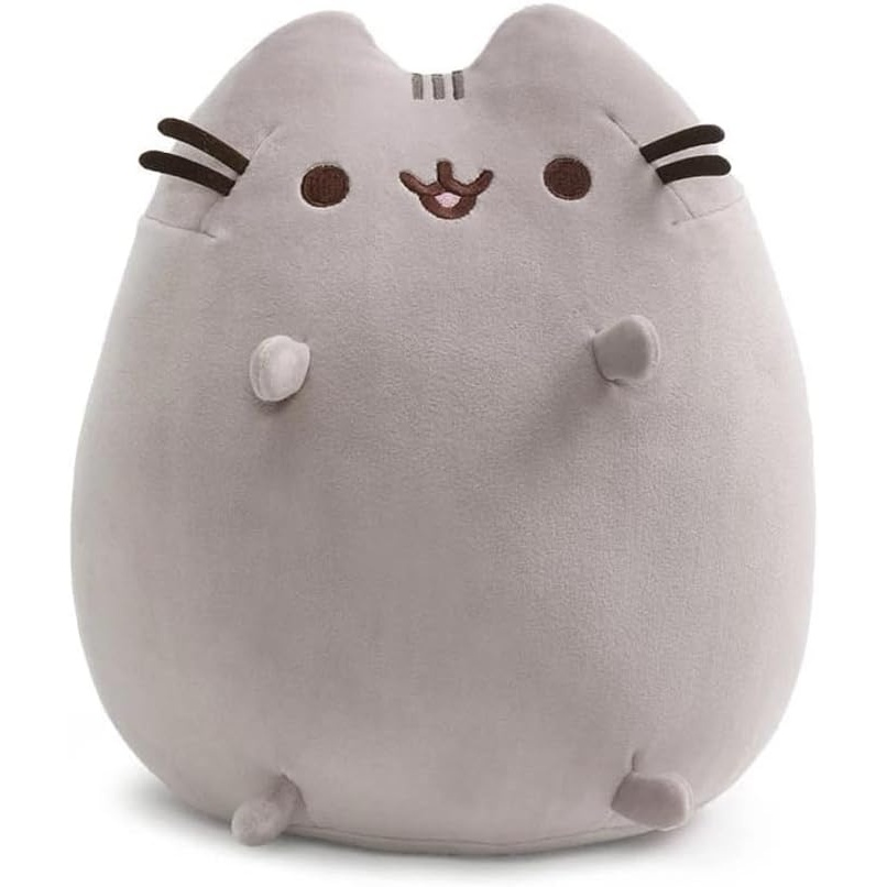 GUND Pusheen the Cat Squisheen Plush, Stuffed Animal for Ages 8 and Up, Gray, 11(11″)