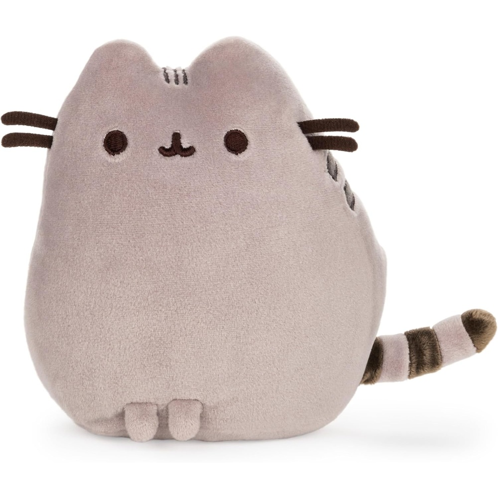 GUND Pusheen The Cat Squisheen Plush, Stuffed Animal Cat for Ages 8 and Up, Gray, 6″(Grey)