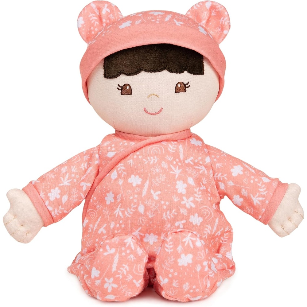 GUND Baby Sustainable Baby Doll, Plush Doll Made from Recycled Materials, for Newborns and Toddlers, Poppy, 12(Multicolor)