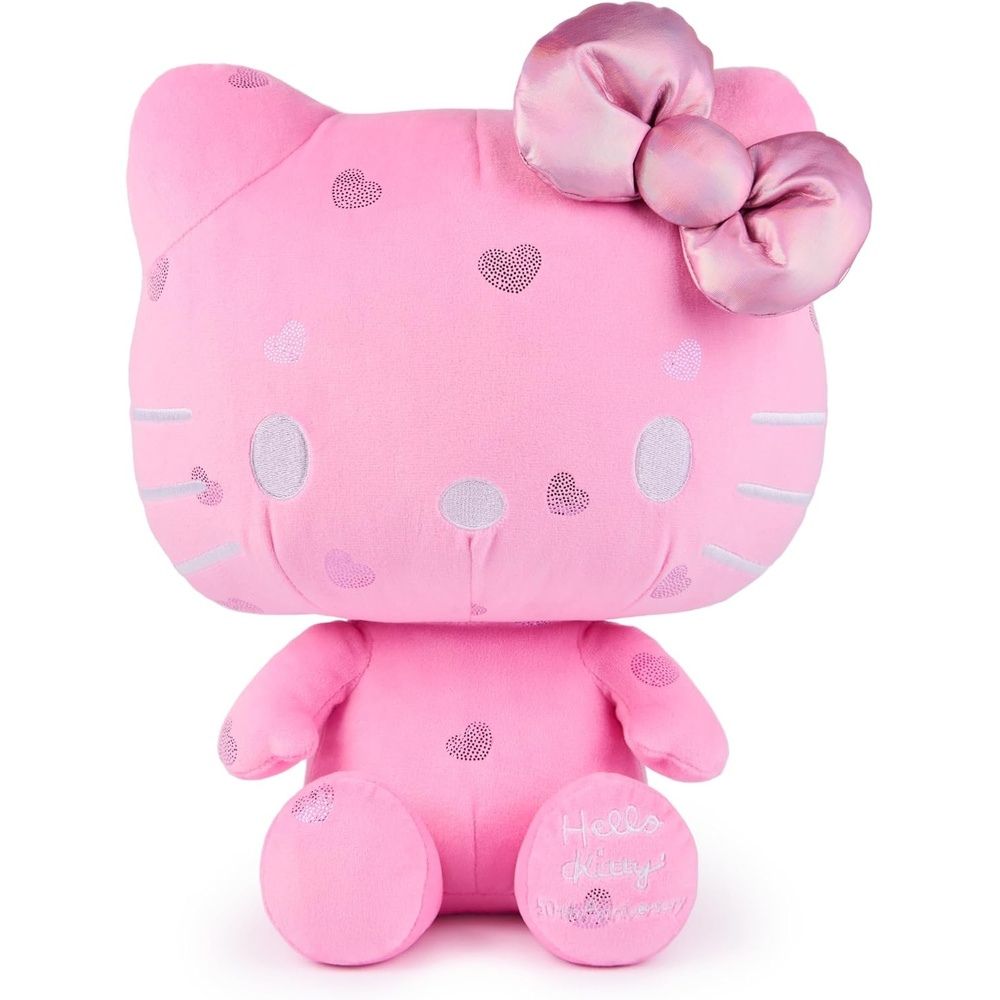 GUND Sanrio Hello Kitty 50th Anniversary Plush, Special Edition Stuffed Animal for Ages 1 and Up, Pink, 12