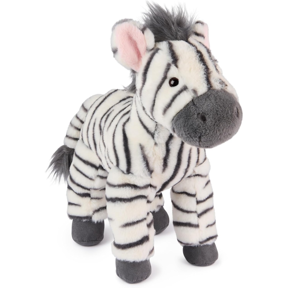 GUND Gemma Zebra Plush, Zebra Stuffed Animal for Ages 0 and Up, Gray/White, 12″