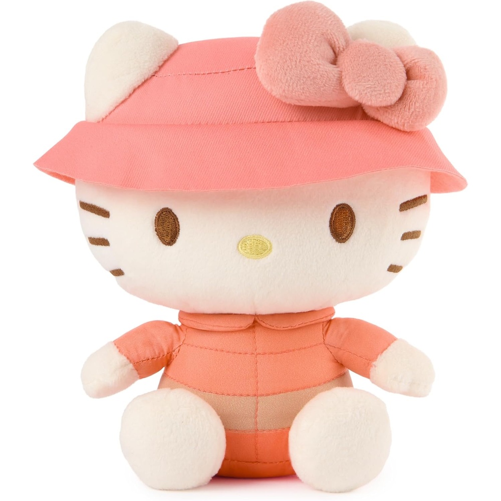 GUND Sanrio Official Hello Kitty Camping Plush, Collectible Plush Toy, Stuffed Animal for Ages 1 and Up, White, 6