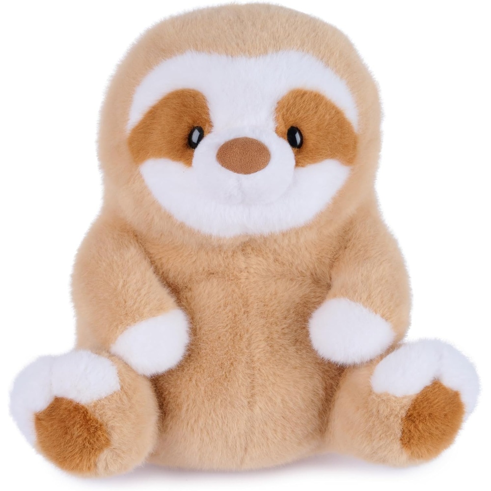 GUND Plumpkins Sloth Plush Toy, Premium Sloth Stuffed Animal, Sensory Toy for Ages 0 and Up, Brown, 8