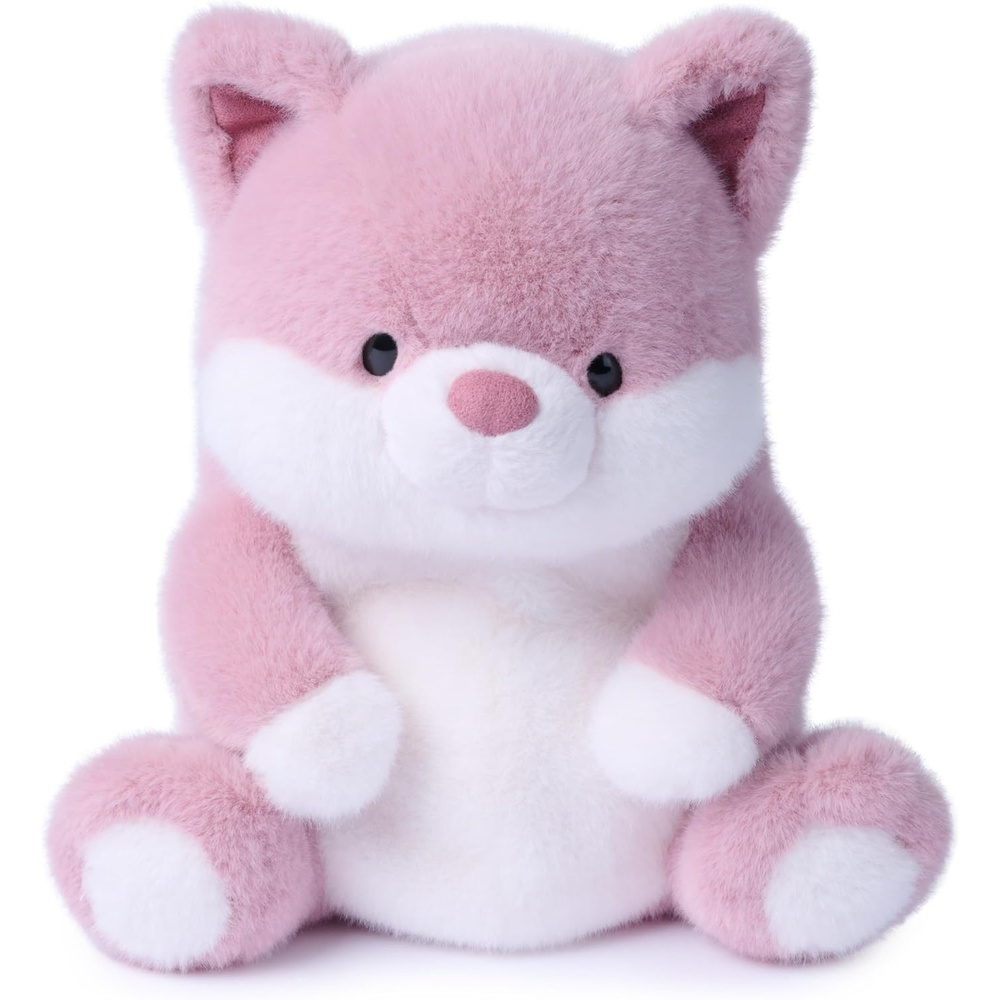 GUND Plumpkins Cat Plush Toy, Premium Kitten Stuffed Animal, Sensory Toy for Ages 0 and Up, Pink, 8