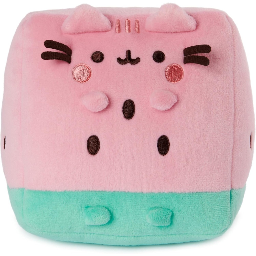 GUND Pusheen Watermelon Plush, Cat Stuffed Animal for Ages 8 and Up, Pink/Green, 6(Multi Color)