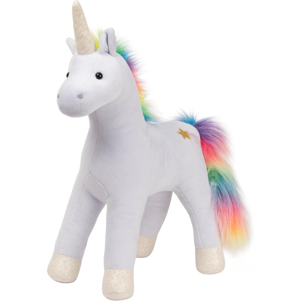 GUND Starflower Rainbow Unicorn Stuffed Animal, Plush Unicorn for Ages 1 and Up, Pink, 15(Blue)
