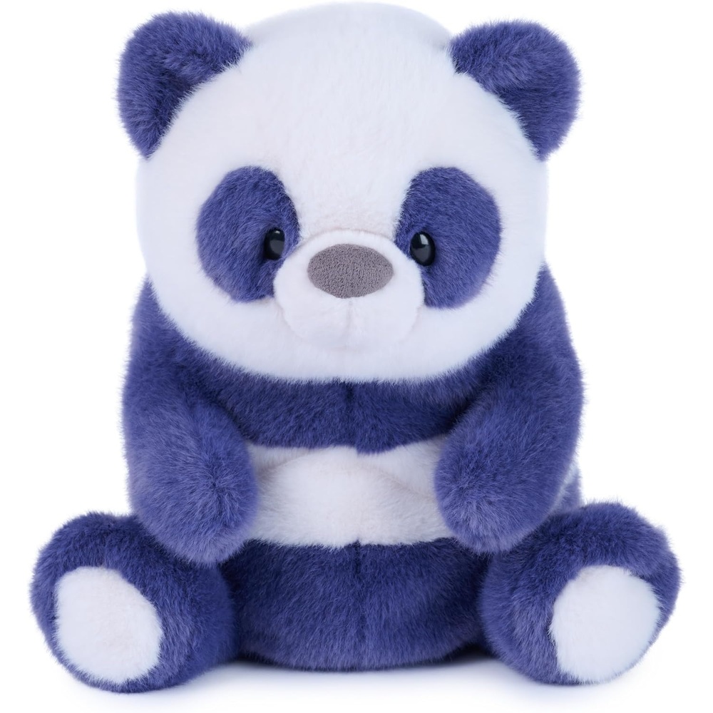 GUND Plumpkins Panda Plush Toy, Premium Panda Bear Stuffed Animal, Sensory Toy for Ages 0 and Up, Blue, 8