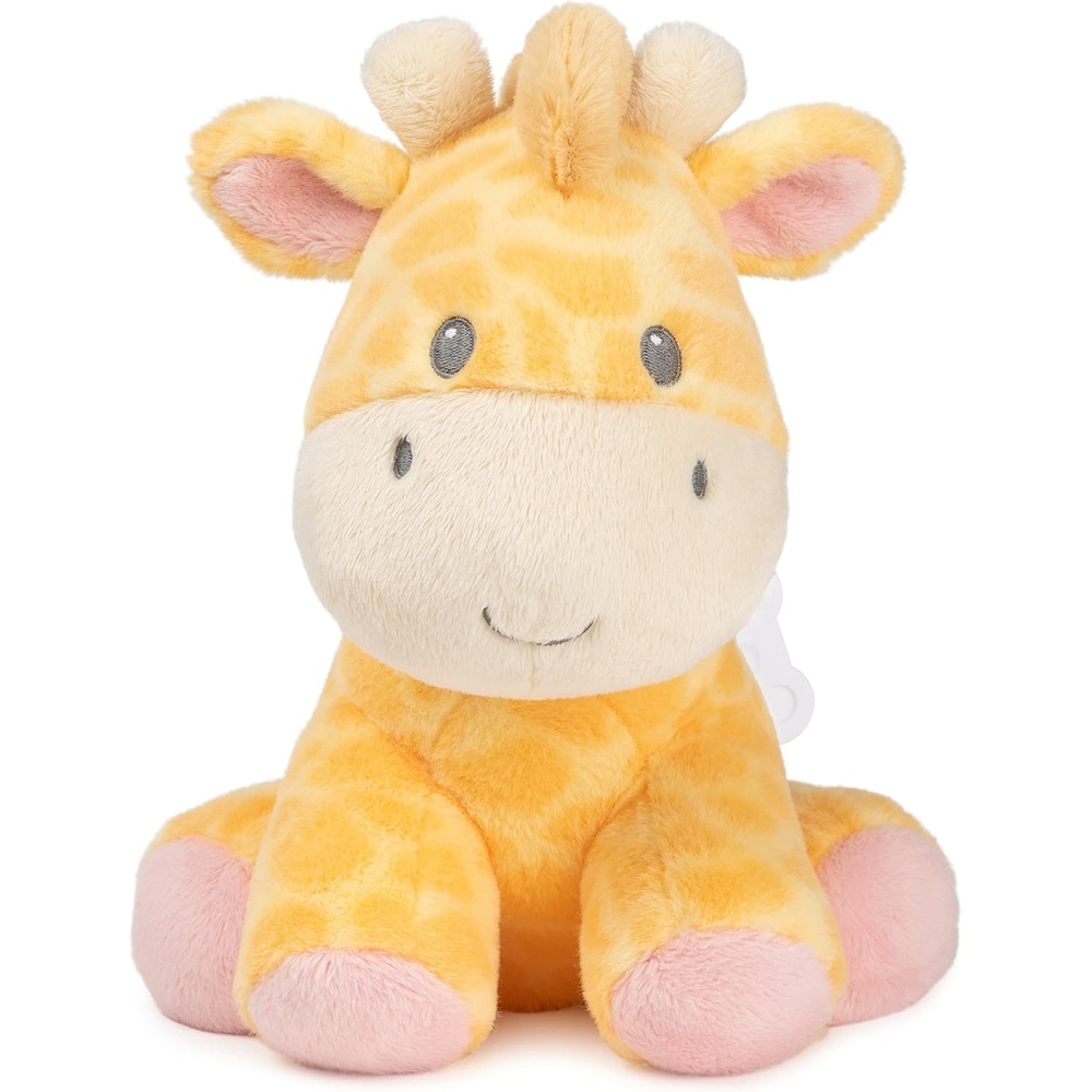 GUND Baby Safari Friends Giraffe Keywind Musical Plush, Plays Brahms’ Lullaby, Stuffed Animal Sensory Toy for Ages 10 Months and Up, Yellow, 9(Giraffe 9″)