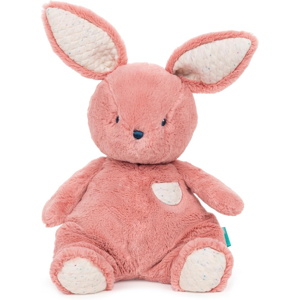 GUND Baby Oh So Snuggly Bunny Stuffed Animal, Bunny Toddler Toy, Dusty Rose Pink, 12.5″(Bunny 12.5″)