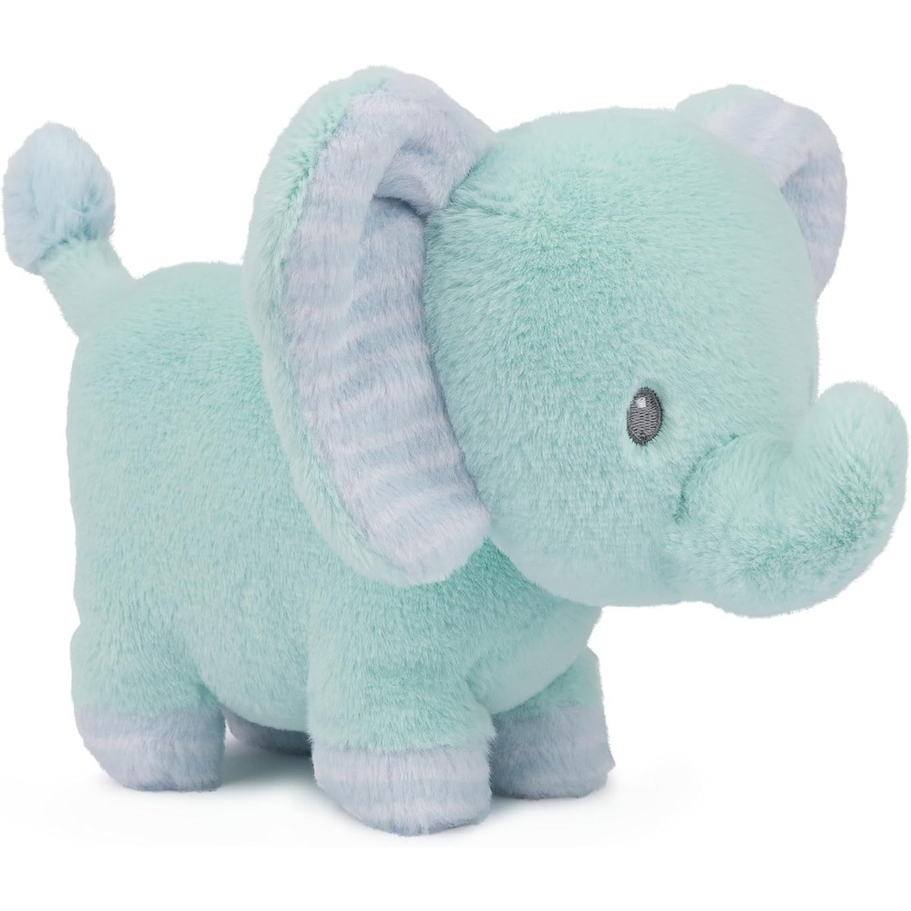 GUND Baby Safari Friends Giraffe Keywind Musical Plush, Plays Brahms’ Lullaby, Stuffed Animal Sensory Toy for Ages 10 Months and Up, Yellow, 9(Elephant 7″)