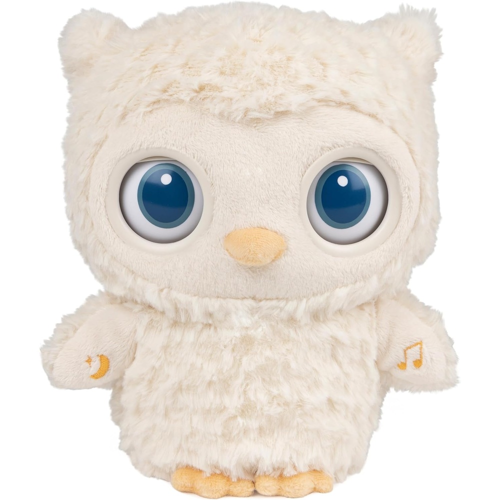 GUND Baby Sleepy Eyes Owl Bedtime Soother Plush Owl Stuffed Animal Night Light & Sound Machine for Baby Boys and Girls, 8