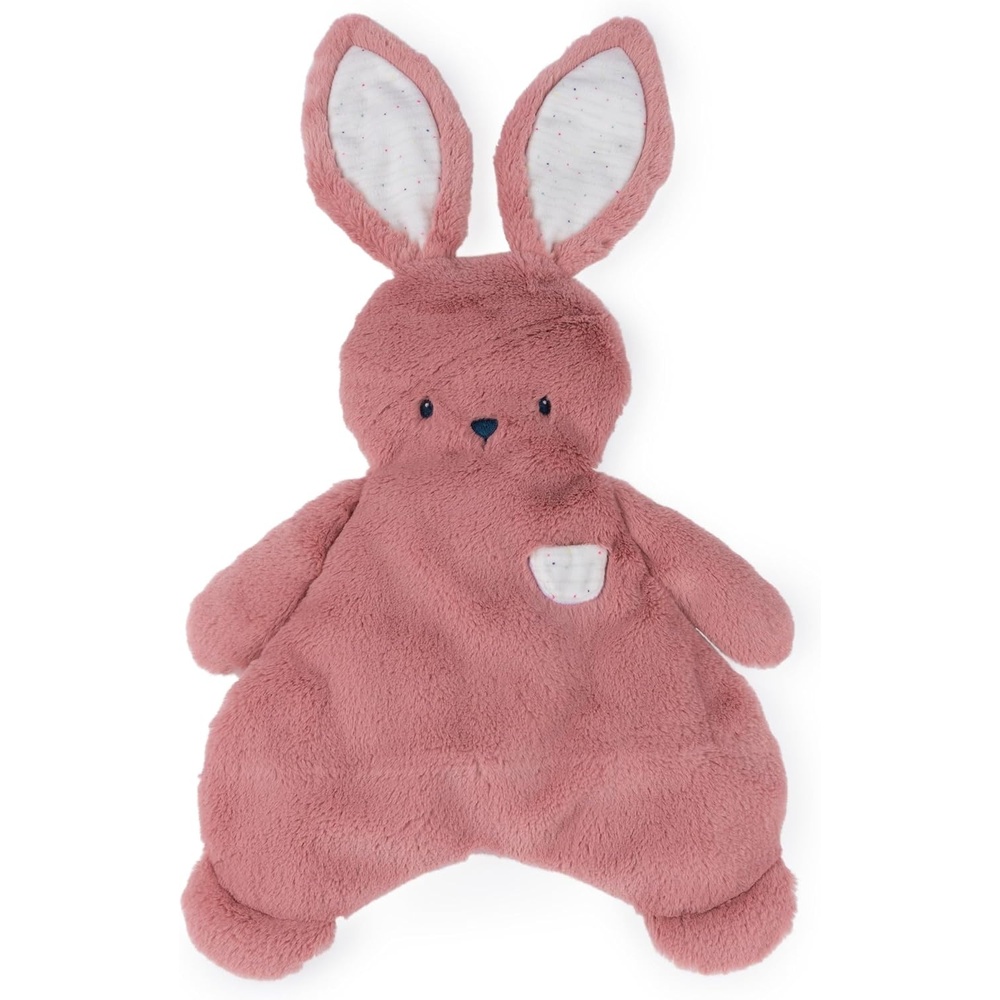 GUND Baby Oh So Snuggly Bunny Blanket Wrap, Plush Hooded Baby Blanket Wrap for Newborns, Pink/Cream, 26(Newborn Blanket 14″ Bunny)