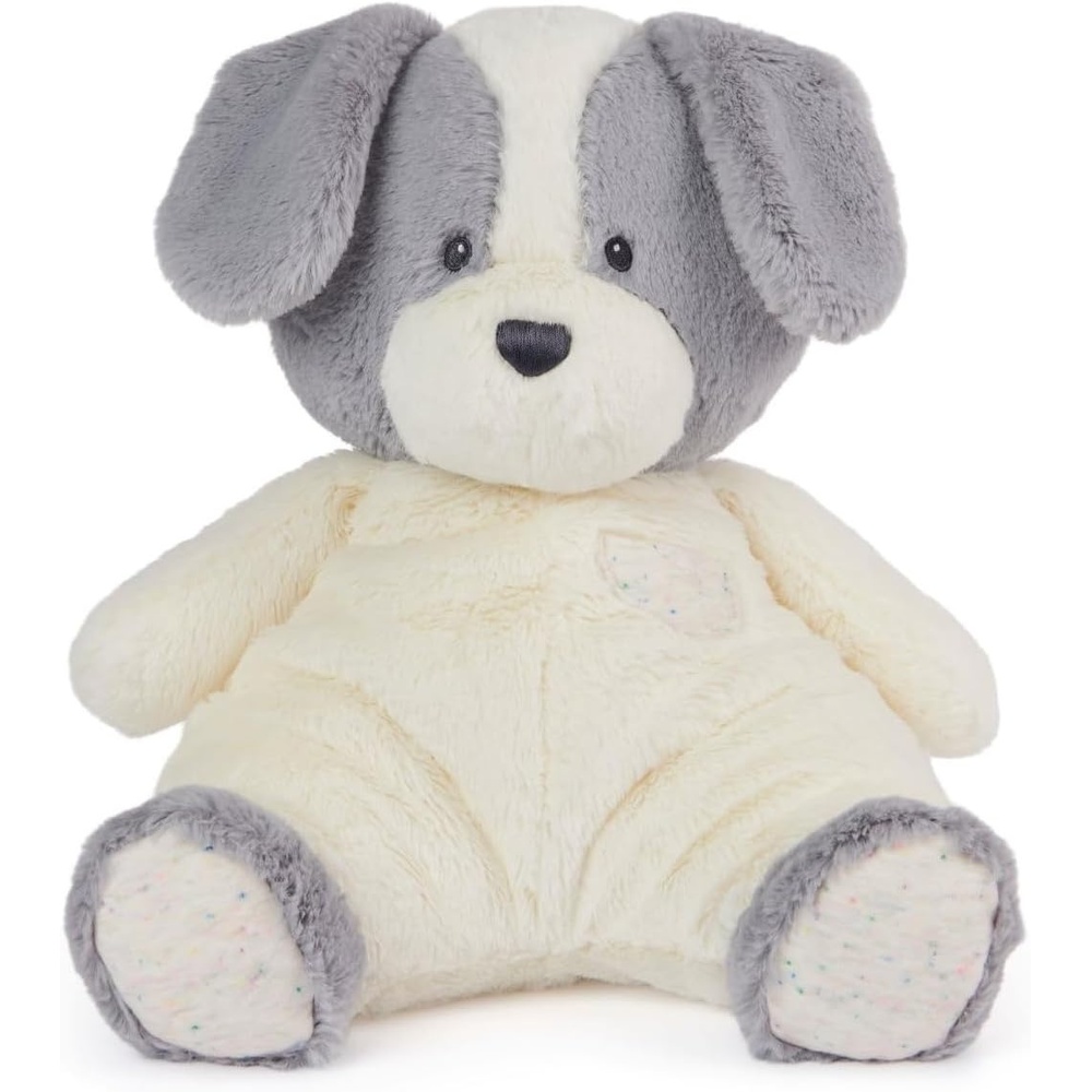 GUND Baby Oh So Snuggly Bunny Stuffed Animal, Bunny Toddler Toy, Dusty Rose Pink, 12.5″(Grey/White Puppy 12″)