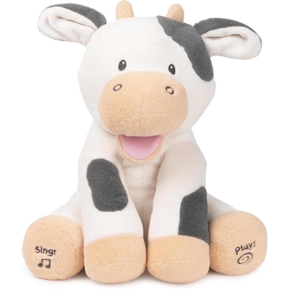GUND Baby Flora the Bunny Animated Plush, Singing Stuffed Animal Toy for Ages 0 and Up, Cream, 12″ (Styles May Vary)(Buttermilk)
